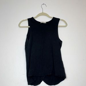 Marine Layer Tulip Back Tank in Black